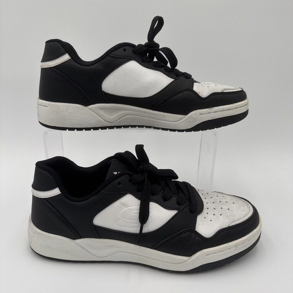 SKECHERS, Street, Los Angeles, Women's, Koopa Low Varsity, 183240/BKW. Size‎ 8